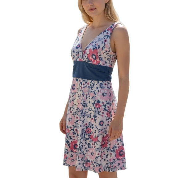 Patagonia Dresses & Skirts - Patagonia Worn Wear Margot Dress Big Poppy in Glass Blue Size Large